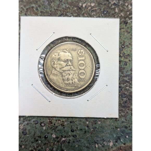 Other - 1984 Mexico 100 Pesos • V. Carranza Portrait • Large Format Coin